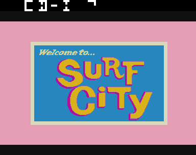 Surf City Title Screen